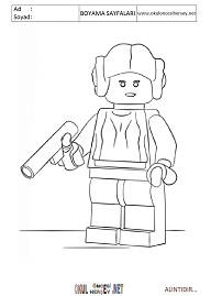 lego-starwars boyama sayfaları